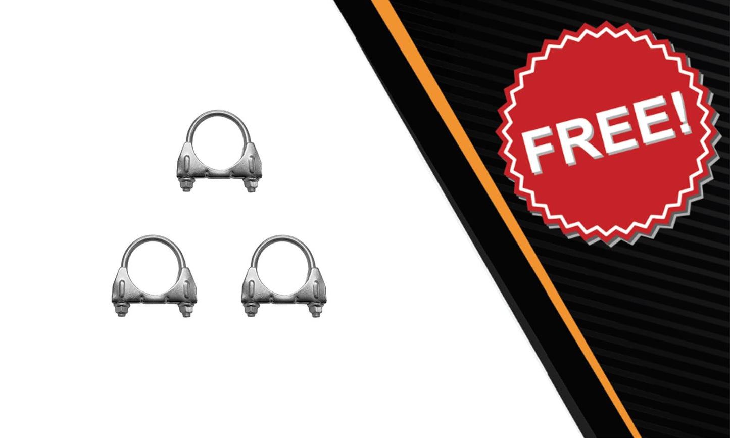 Northeastern Exhaust | Stainless Steel - Intermediate Pipe Muffler Exhaust System Kit Compatible for Chevrolet Trax 2015-2019 1.4L - Includes Clamps | Automotive Replacement Part