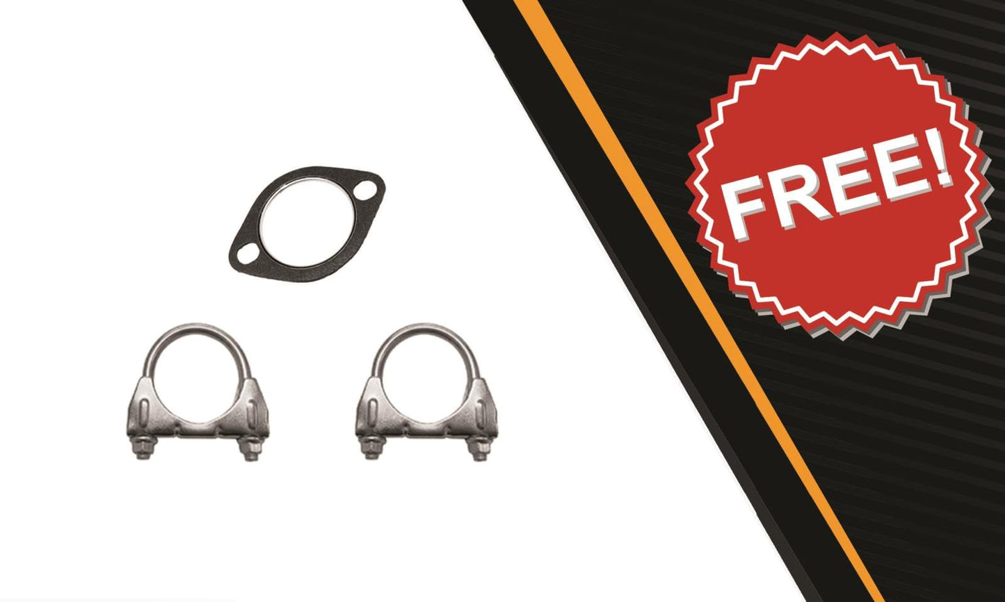 Exhaust Resonator and Muffler Assembly for 2008-2013 Nissan Rogue | 2014-2015 Rogue Select 2.5L