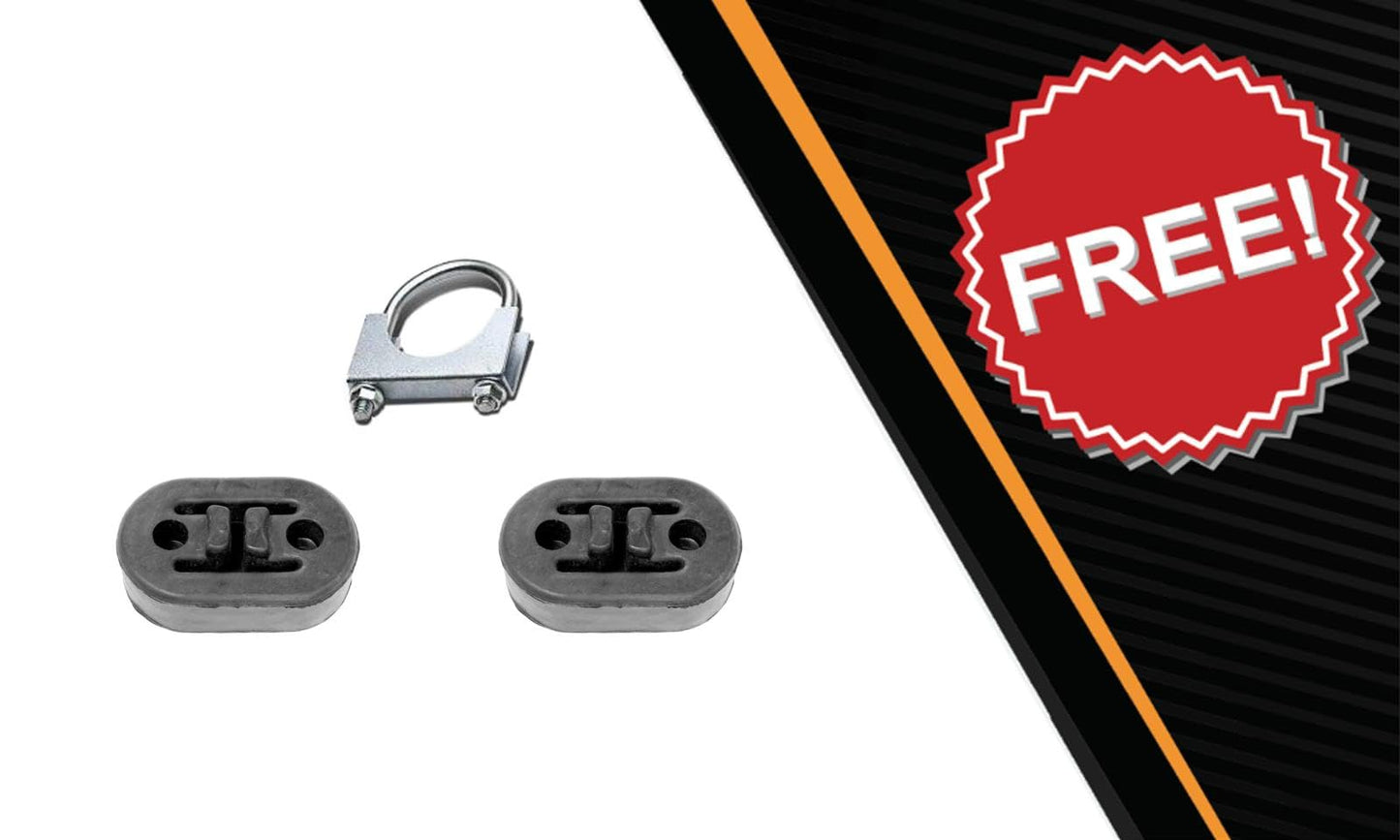 1997-2002 Pontiac Grand Prix 3.8L Exhaust Passenger-Side Muffler with Hangers