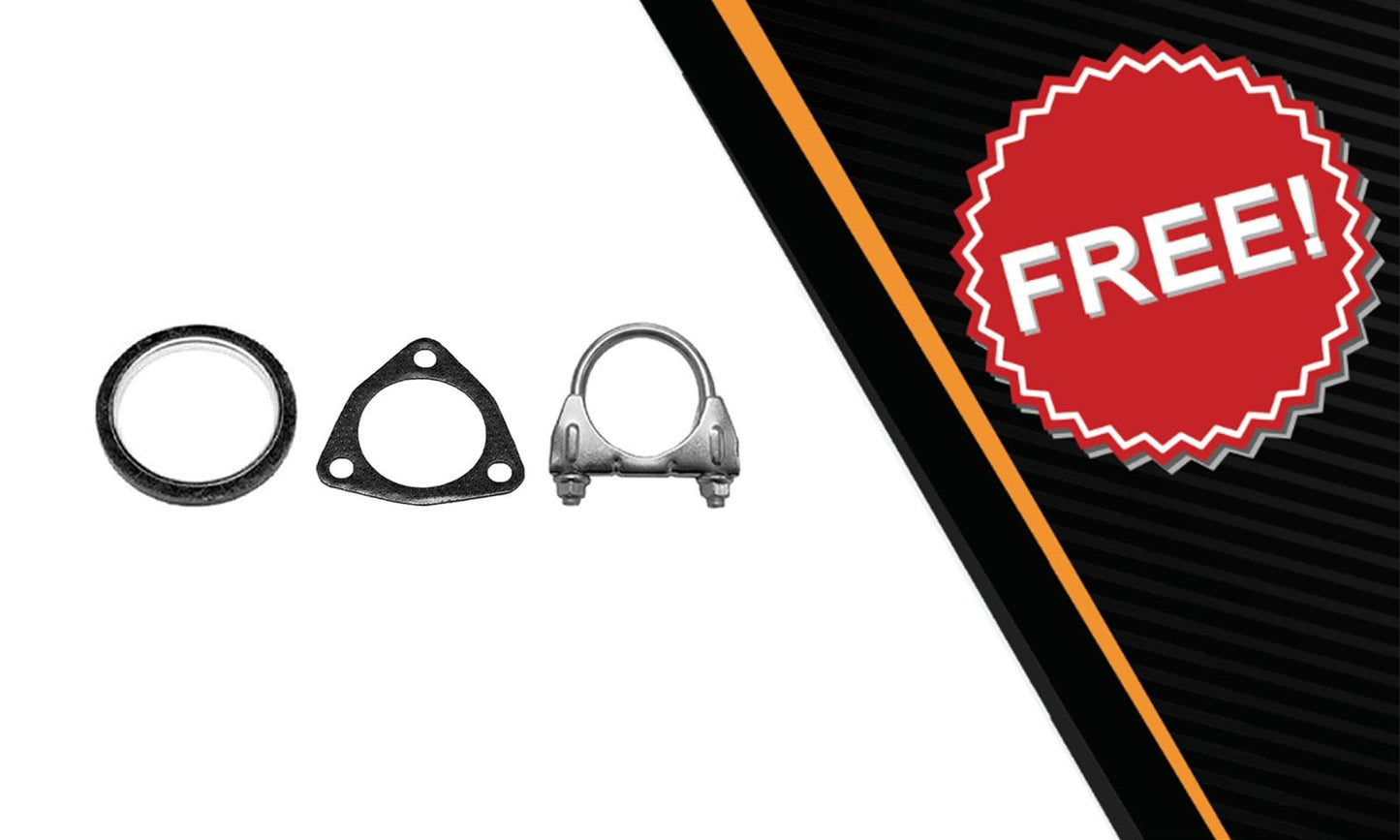 1997 Acura CL 2.2L and 1998-1999 Acura CL 2.3L Exhaust Resonator Pipe and Muffler