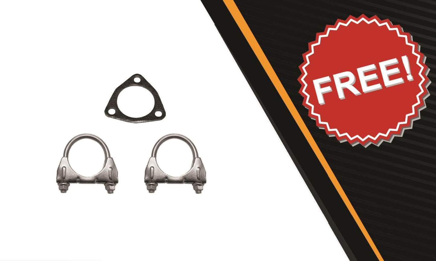 2013-2017 Honda Accord 2.4L Exhaust Resonator, Intermediate Pipe and Muffler