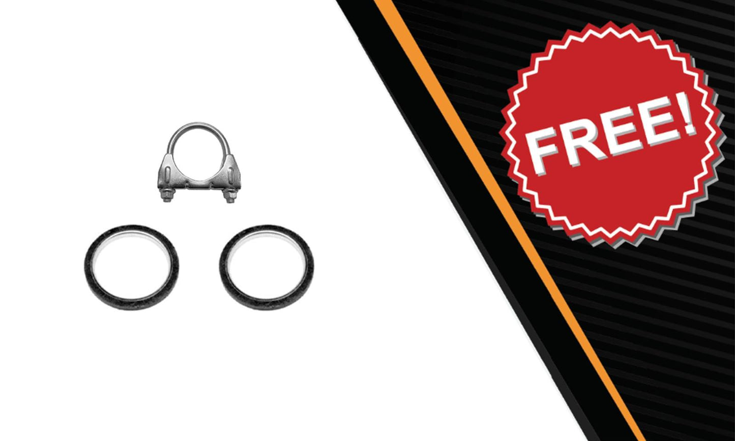 Resonator and Muffler Exhaust for 1997-2003 Toyota Camry and Solara 2.2L 2.4L