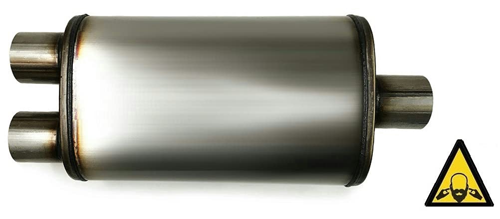Colt Exhaust | Stainless Steel Performance Universal Max Flow Muffler 3" Single 3" Dual/Reversible | Automotive Replacement Part