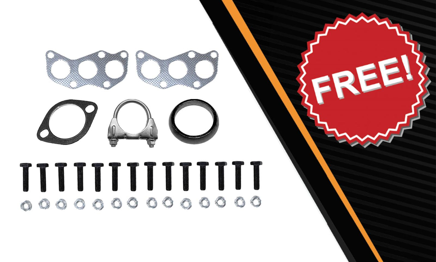 Pair of Catalytic Converters for 2010-2019 Subaru Legacy, Outback and Tribeca 3.6L