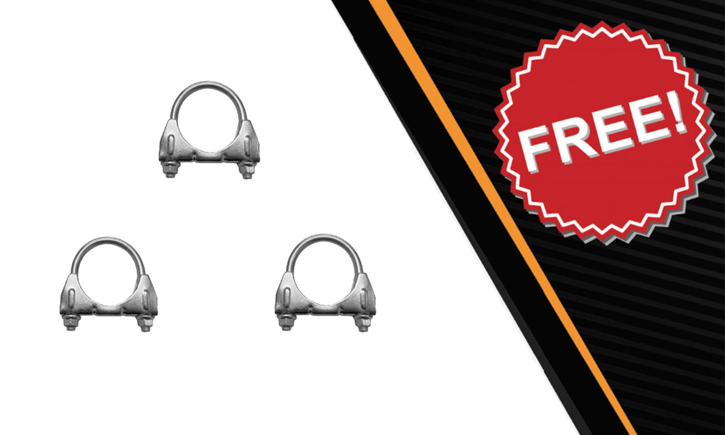 2007-2011 Jeep Wrangler 2 Door 3.8L Intermediate Pipe and Muffler Exhaust System Kit