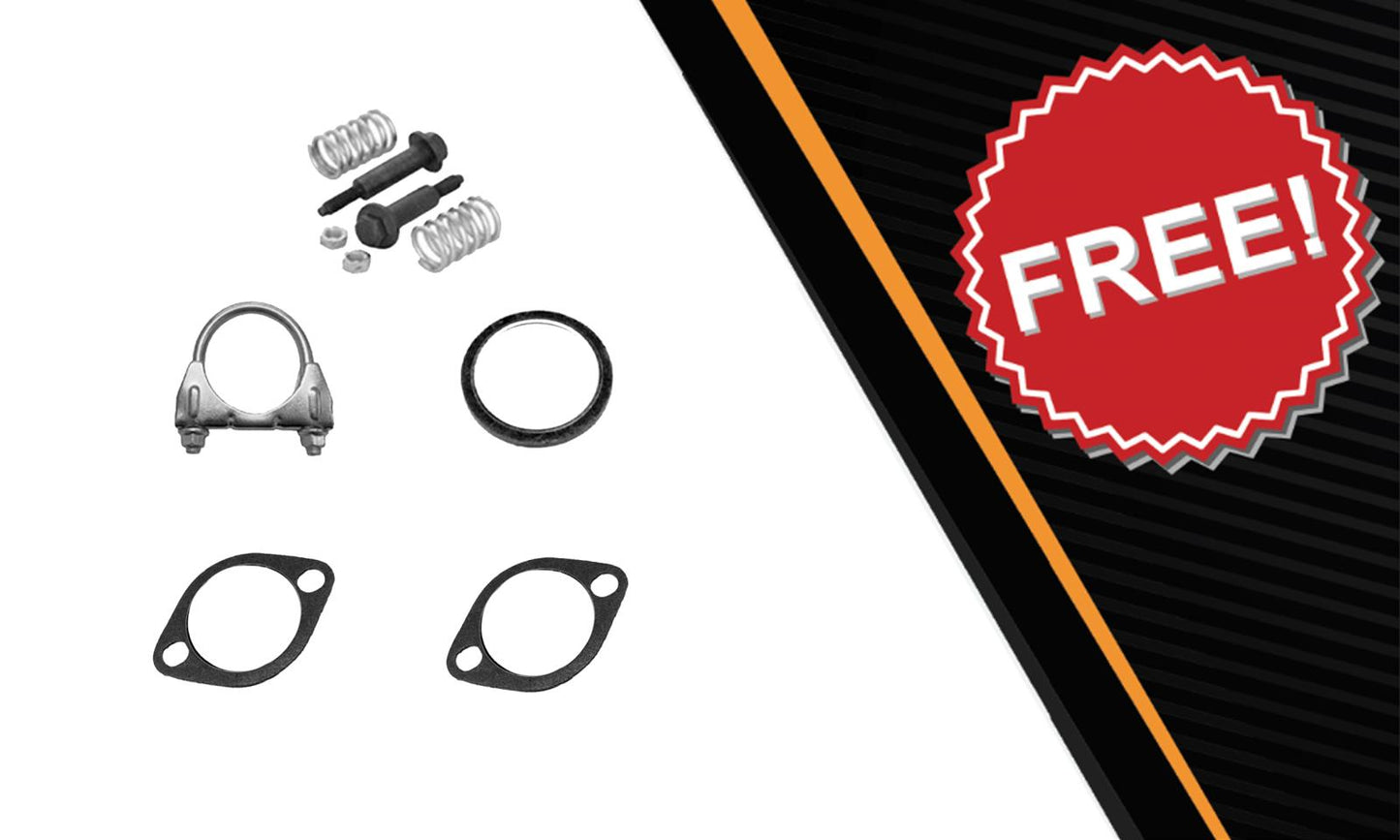 Catalytic Converter and Resonator Pipe Exhaust Kit for 2003 Baja and 2000-2004 Outback 2.5L