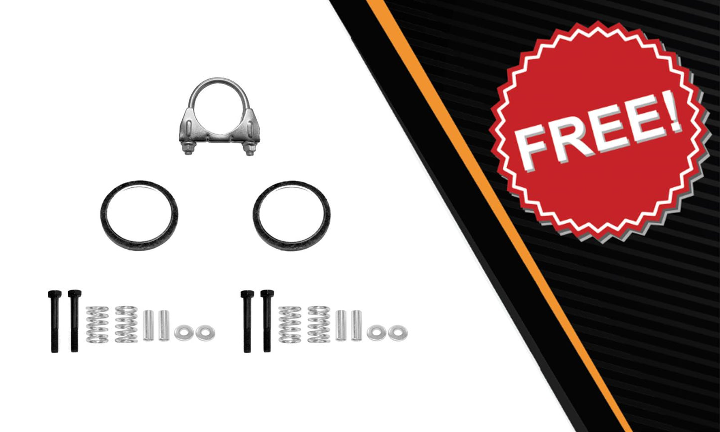 2014-2019 Toyota Corolla 1.8L Catalytic Converter and Muffler Exhaust System Kit