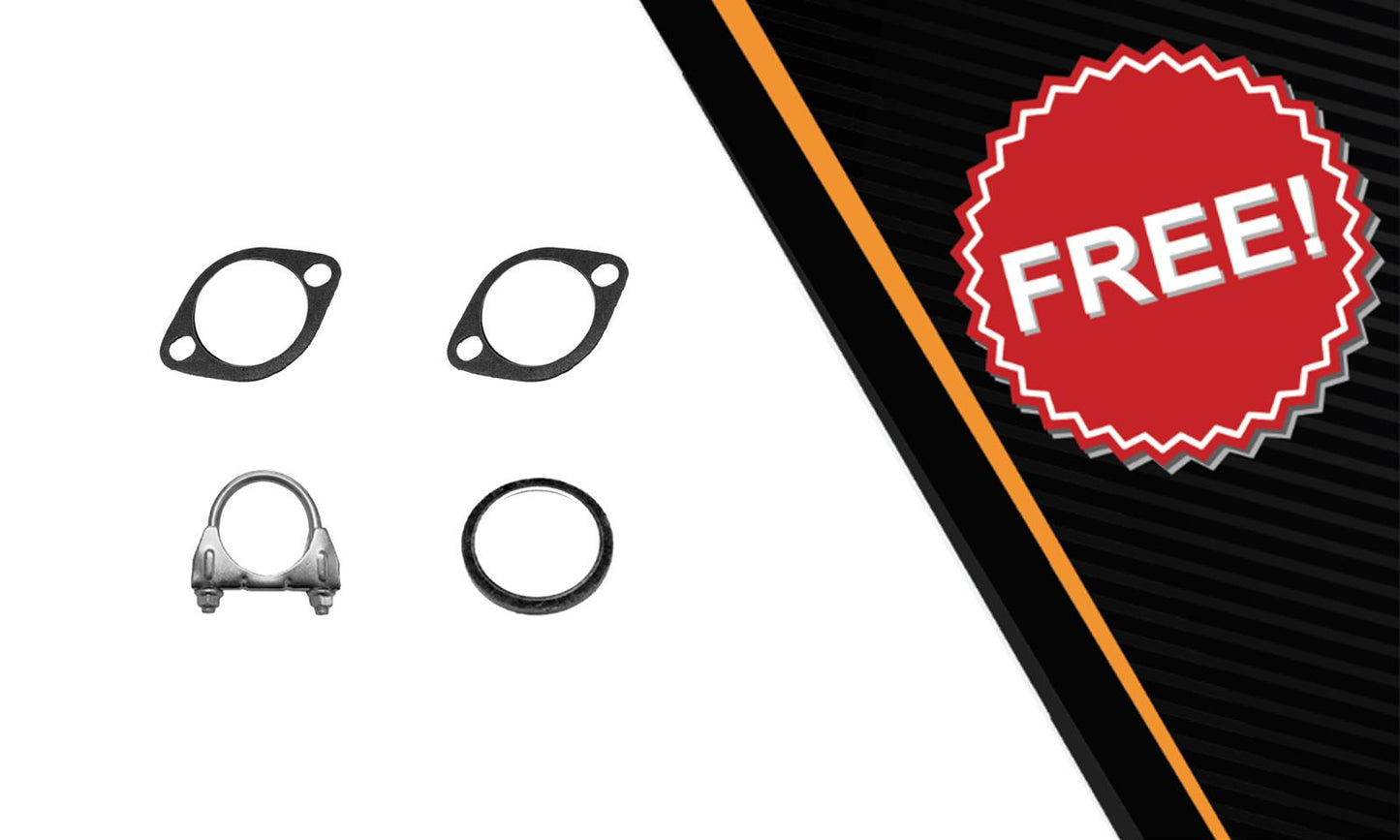 2000-2004 Subaru Legacy 2.5L Catalytic, Resonator and Muffler Exhaust System - For Wagon