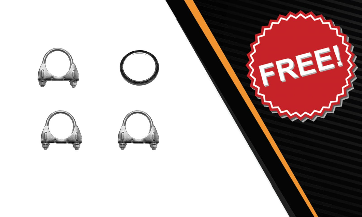 1996-1999 Jeep Cherokee 4.0L Complete Exhaust System Kit with EPA-Approved