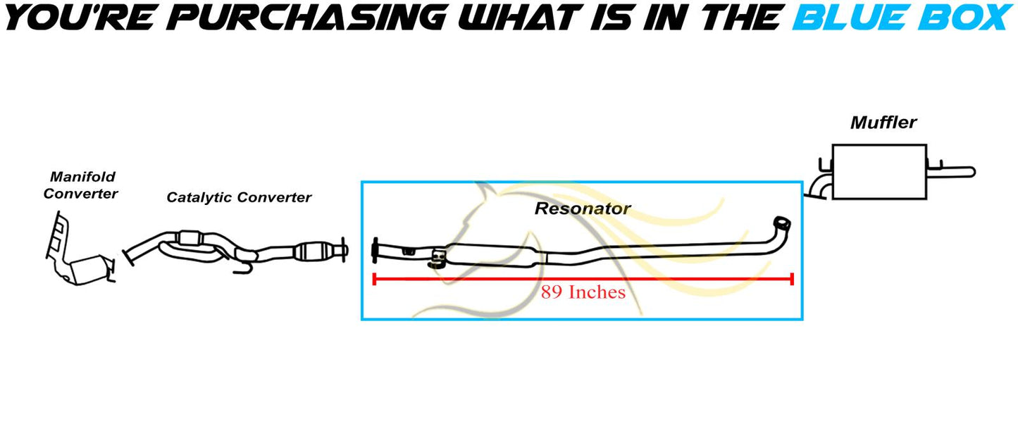 1997-1999 Toyota Avalon 3.0L Exhaust Resonator Pipe