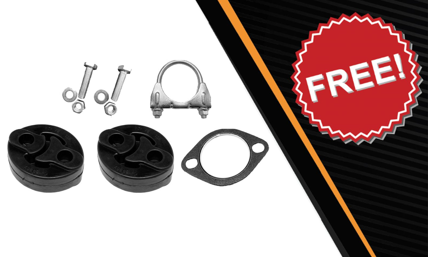 2005-2008 Mazda Tribute and Ford Escape 2.3L & 3.0L Muffler Resonator Pipe Exhaust System Kit