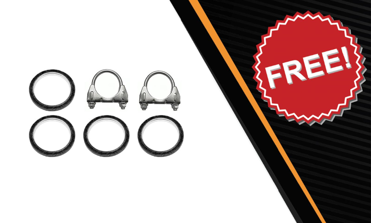 2003-2004 Toyota Tundra 4.7L Catalytic Converter, Resonator and Muffler