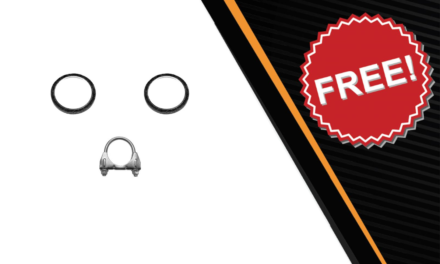 2003-2006 Toyota Camry 2.4L Exhaust Resonator Pipe and Muffler