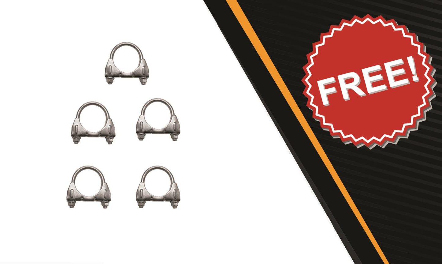 Resonator, Y Pipe and Pair of Muffler for 2012-2015 Ford Explorer 2.0L | 2011-2015 Explorer 3.5L