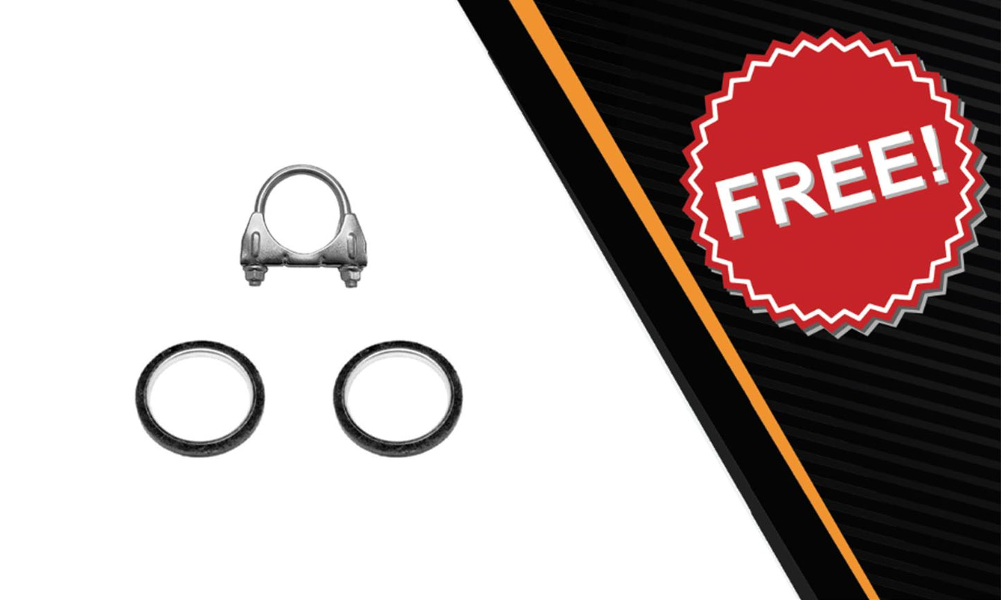 2011-2017 Nissan Juke 1.6L Resonator and Muffler Exhaust Kit