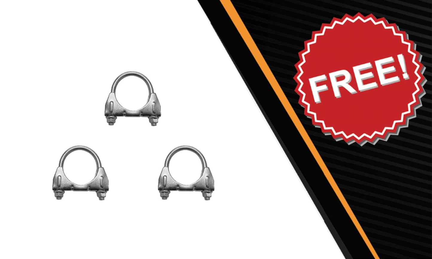 2007-2011 Jeep Patriot and Compass 2.0L 2.4L Resonator and Muffler - FWD