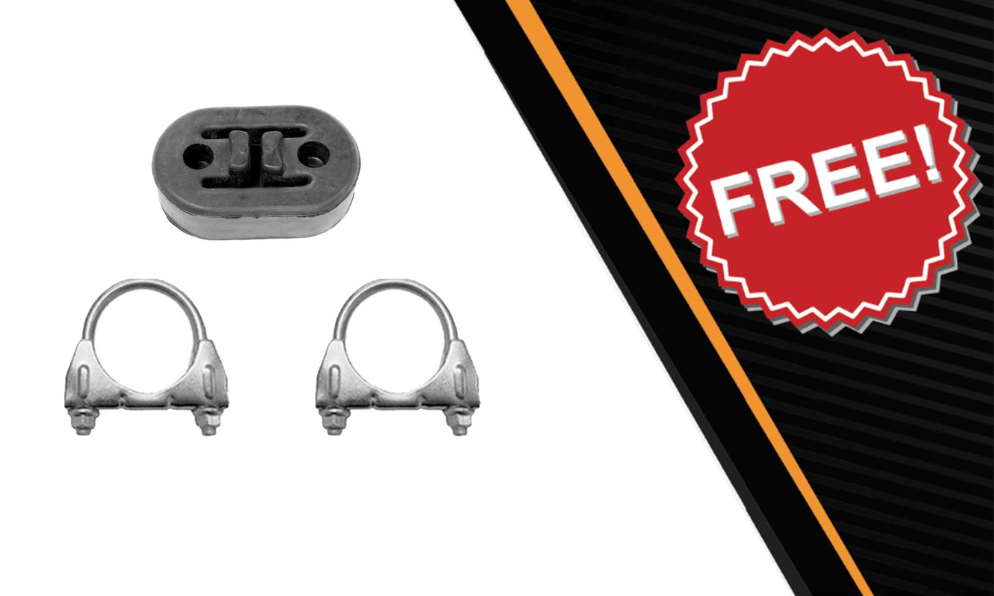 Exhaust Muffler for 1995-2002 Volkswagen Cabrio 2.0L | 1993-1998 Golf 2.0L | 1993-1999 Jetta 2.0L
