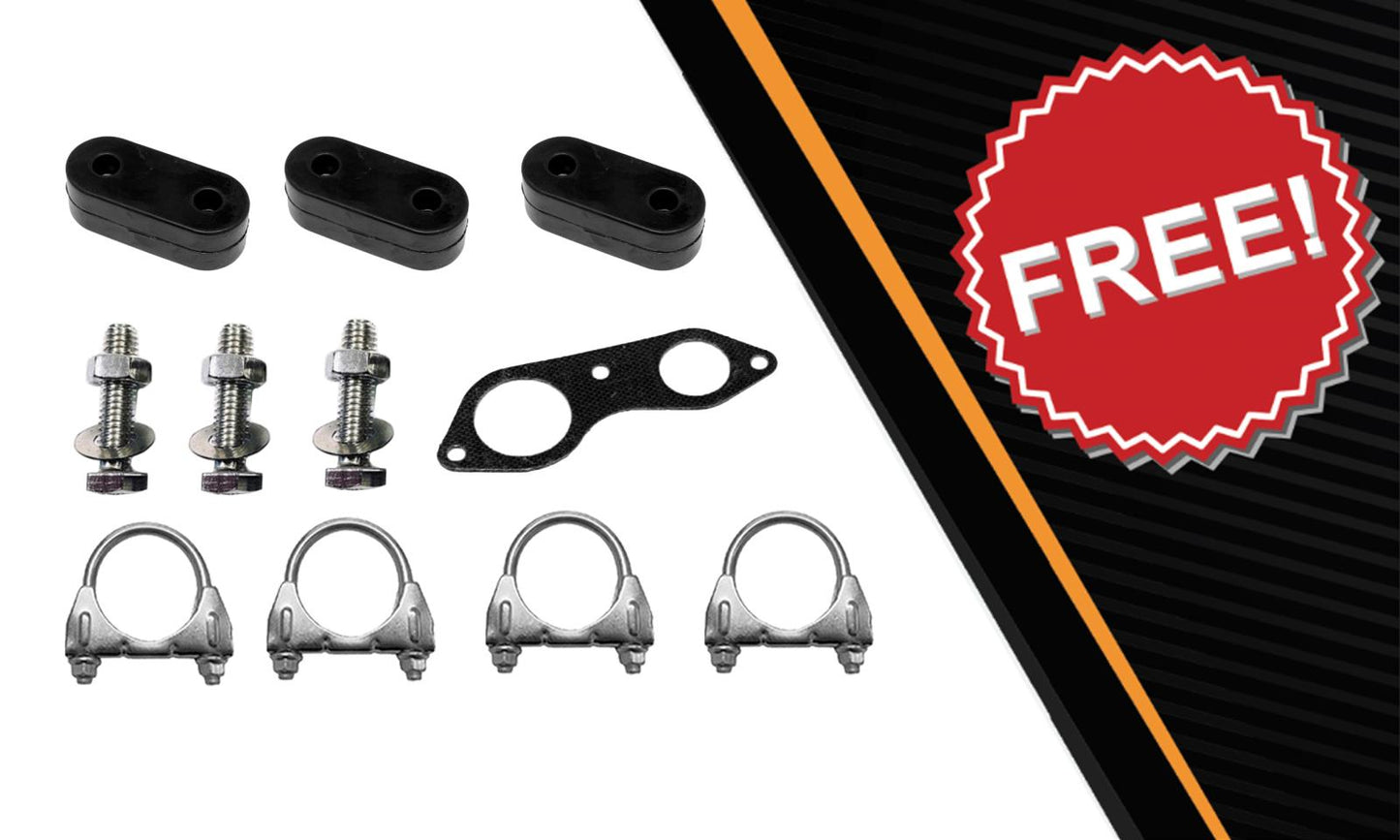 Exhaust H Pipe, Muffler and Tail Pipe for 1996-1998 Chevrolet/GMC C1500/C2500/K1500 5.7L