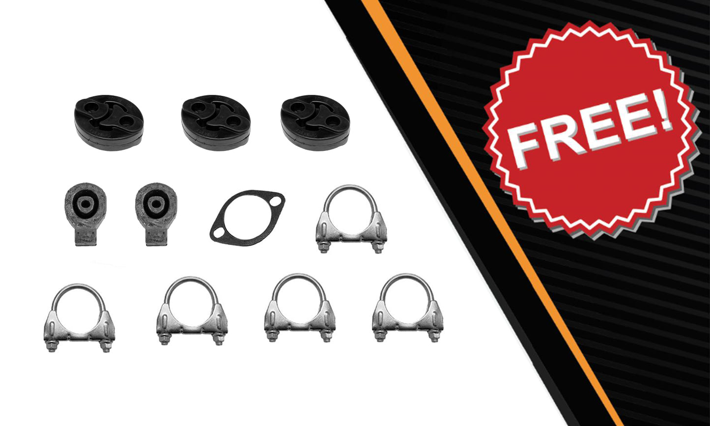 2008 Saturn Aura 3.5L Catalytic Converter, Resonator, Pipes and Muffler