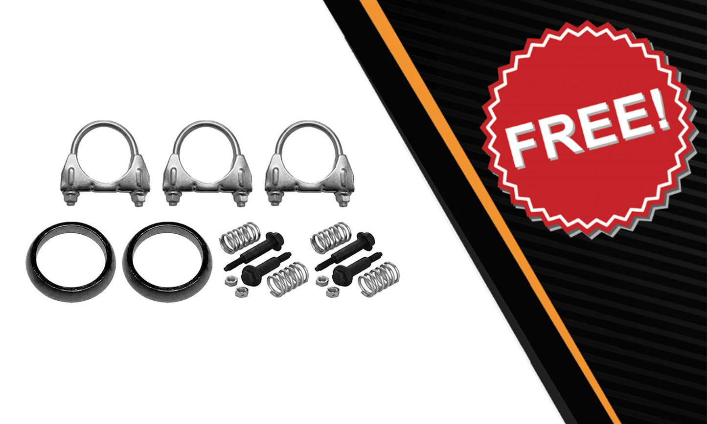 2005-2008 Pontiac Vibe 1.8L Complete Exhaust System Kit with Catalytic