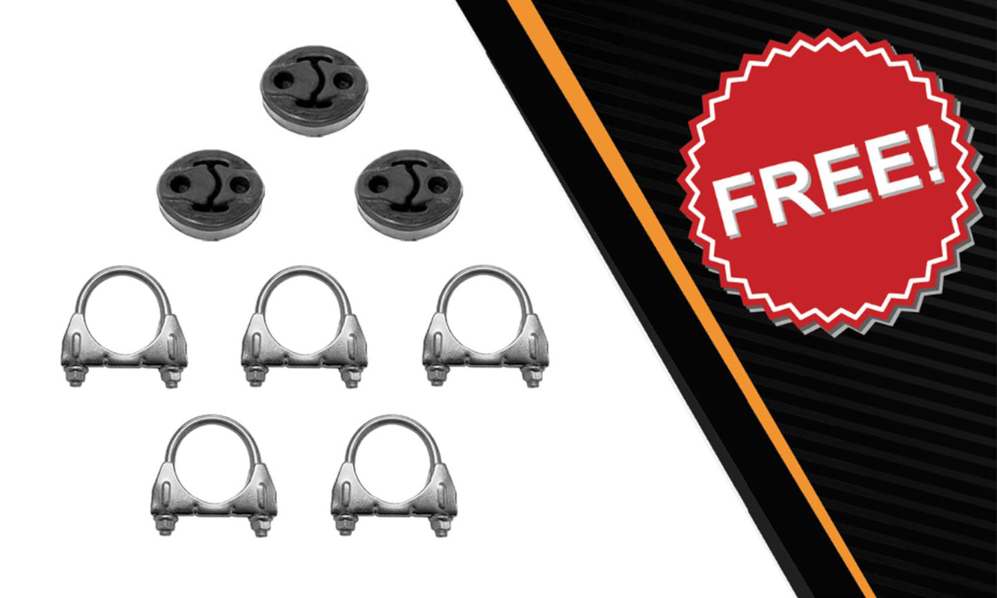 Cat-back Exhaust System Kit for 2008-2012 Chevrolet Malibu 2.4L | 2008-2010 Chevrolet Malibu 3.5L | 2008-2009 Saturn Aura 2.4L