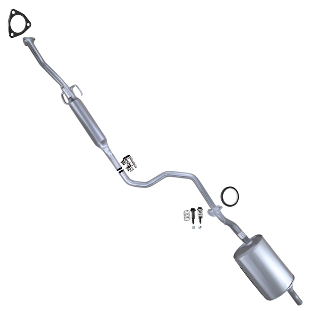 1996-2001 Acura Integra 1.8L Resonator Pipe and Muffler Exhaust - For Vehicles with 4 Door