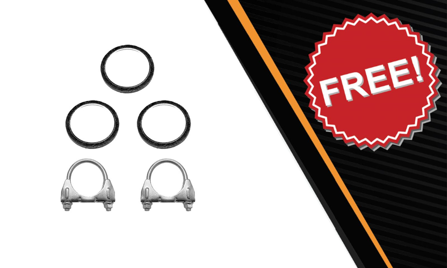 2005-2012 Toyota Avalon 3.5L Exhaust Resonator Pipe and Pair of Muffler