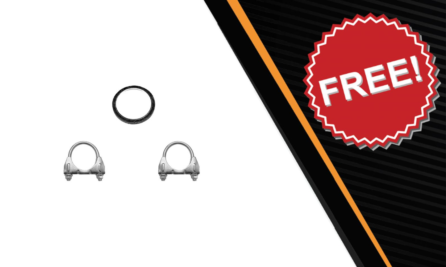 2010-2013 Mazda 3 2.0L Exhaust Intermediate Pipe, Muffler and Tail Pipe