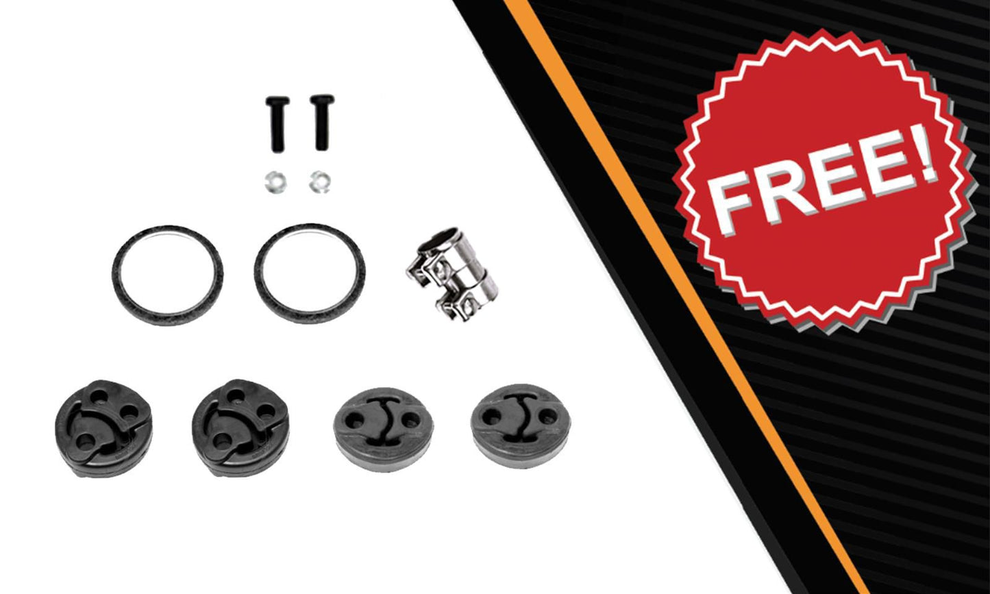 2004-2005 Toyota RAV4 2.4L Catalytic, Resonator and Muffler Exhaust System