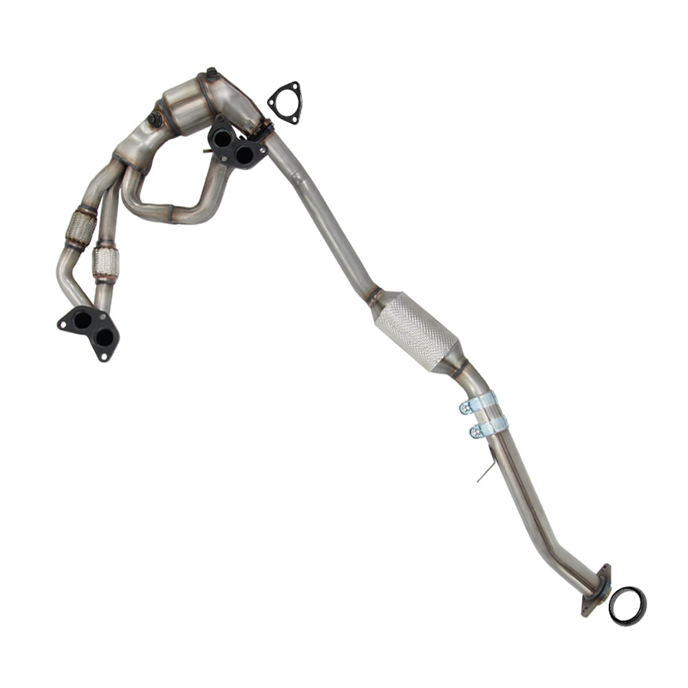 Front Catalytic Converter With O2 Sensors For 2006-2011 Subaru Forester & Impreza 2.5L – Ceramic Substrate, Includes Gasket