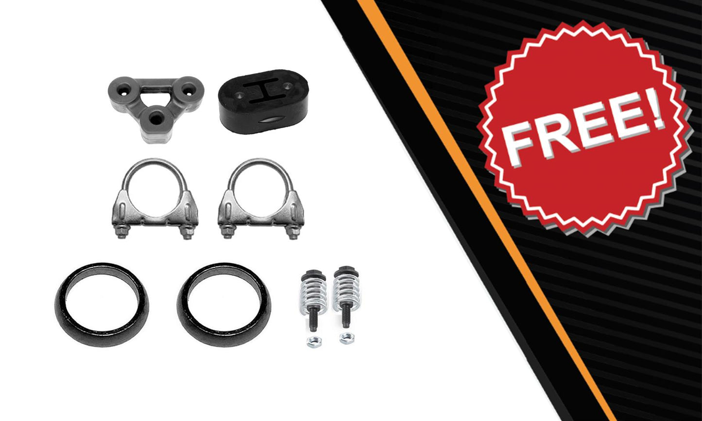 2001-2005 Honda Civic 1.7L EPA Approved Manifold Intermediate Pipe Resonator Kit