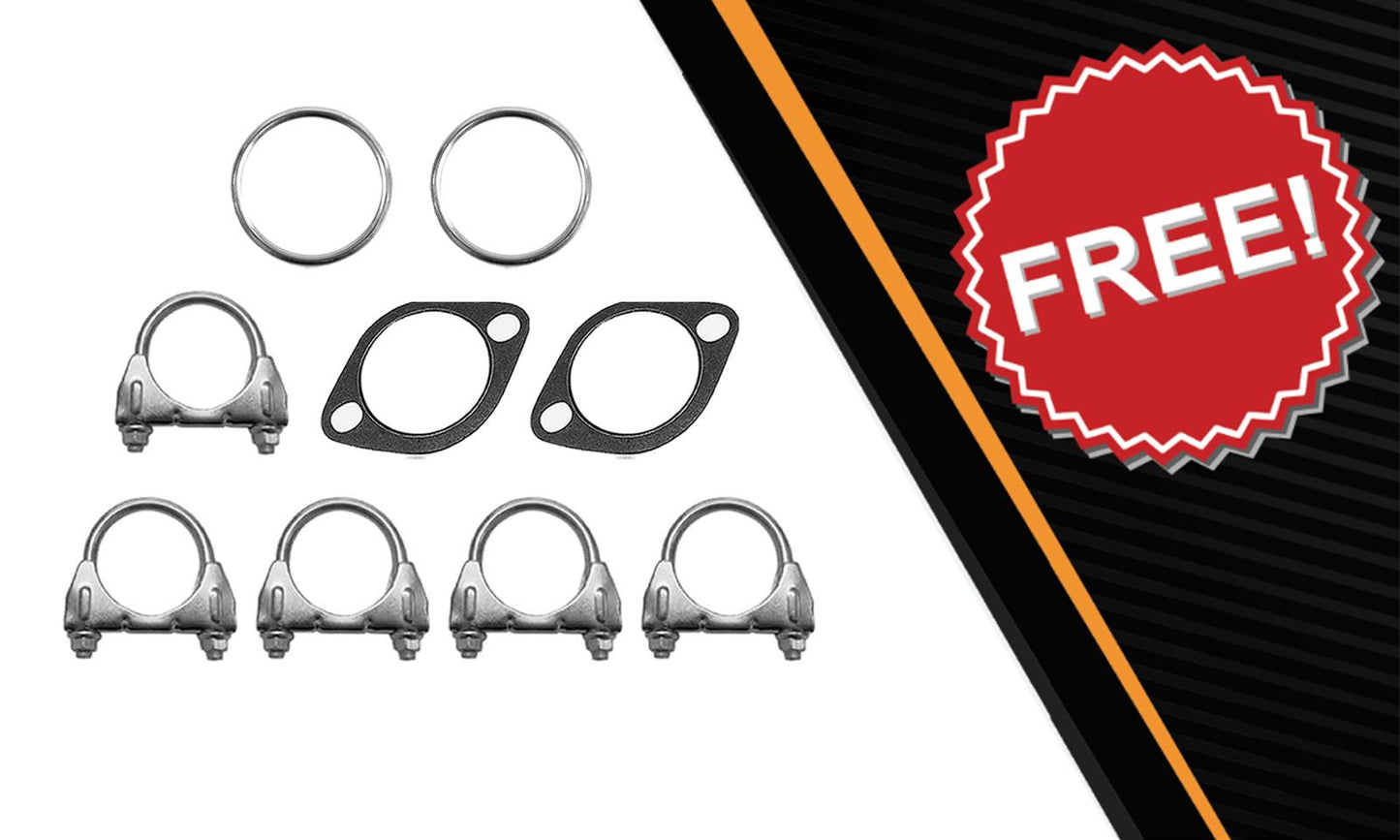 2012-2017 Nissan NV1500 & NV2500 4.0L Pair of Catalytic Muffler Tail Pipe Kit | EPA-Approved