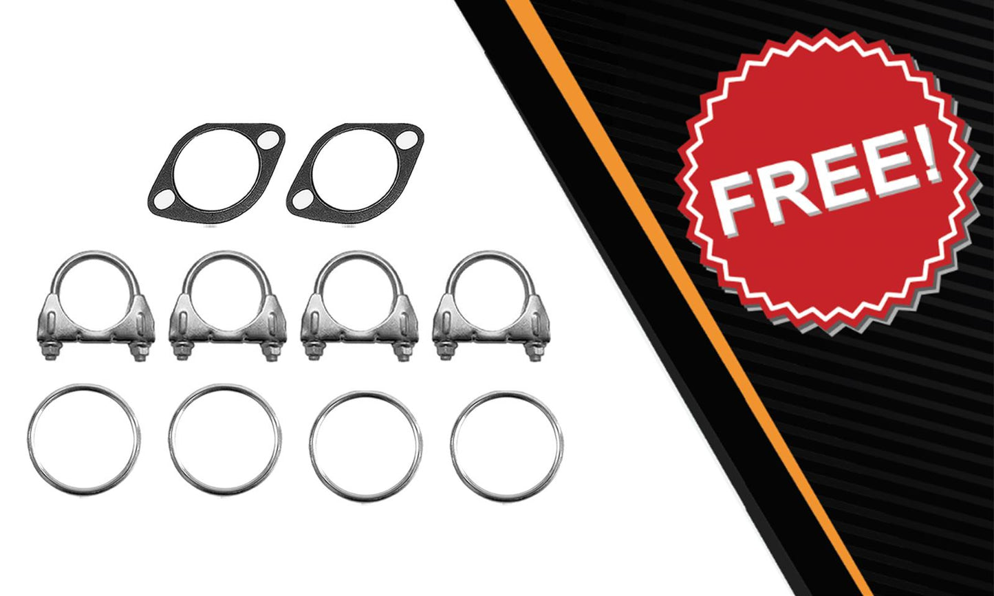 2012-2017 Nissan NV3500 4.0L Pair of Manifold & Catalytic Muffler Pipe Kit | EPA Approved