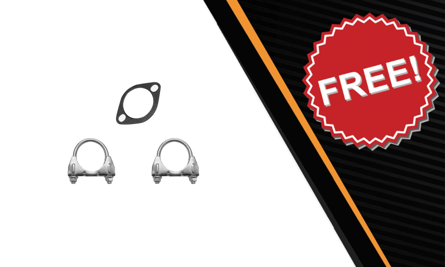 2014-2017 Hyundai Elantra GT 2.0L Stainless Steel Resonator & Muffler Exhaust Kit