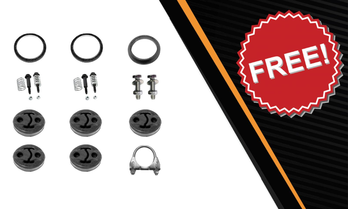 2007-2012 Nissan Versa 1.8L Complete Exhaust System with EPA Catalytic Converter | For Hatchback