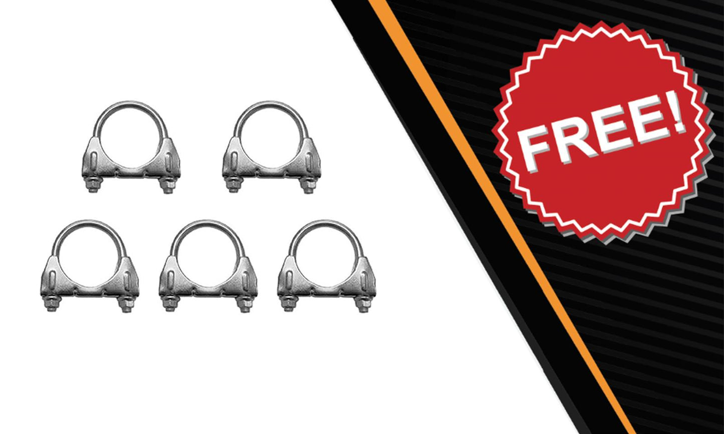 2004-2006 Ford F-150 5.4L Pair of Exhaust Catalytic w/ Front & Rear Pipe Kit | EPA Approved