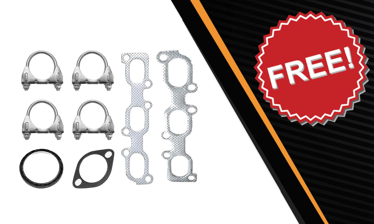 2006-2008 Ford Fusion 3.0L EPA Approved Stainless Steel Complete Exhaust System