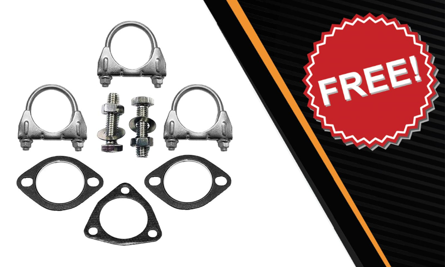 2014-2018 Jeep Cherokee 3.2L EPA Pair of Catalytic Front Pipes Resonator Kit | For AWD