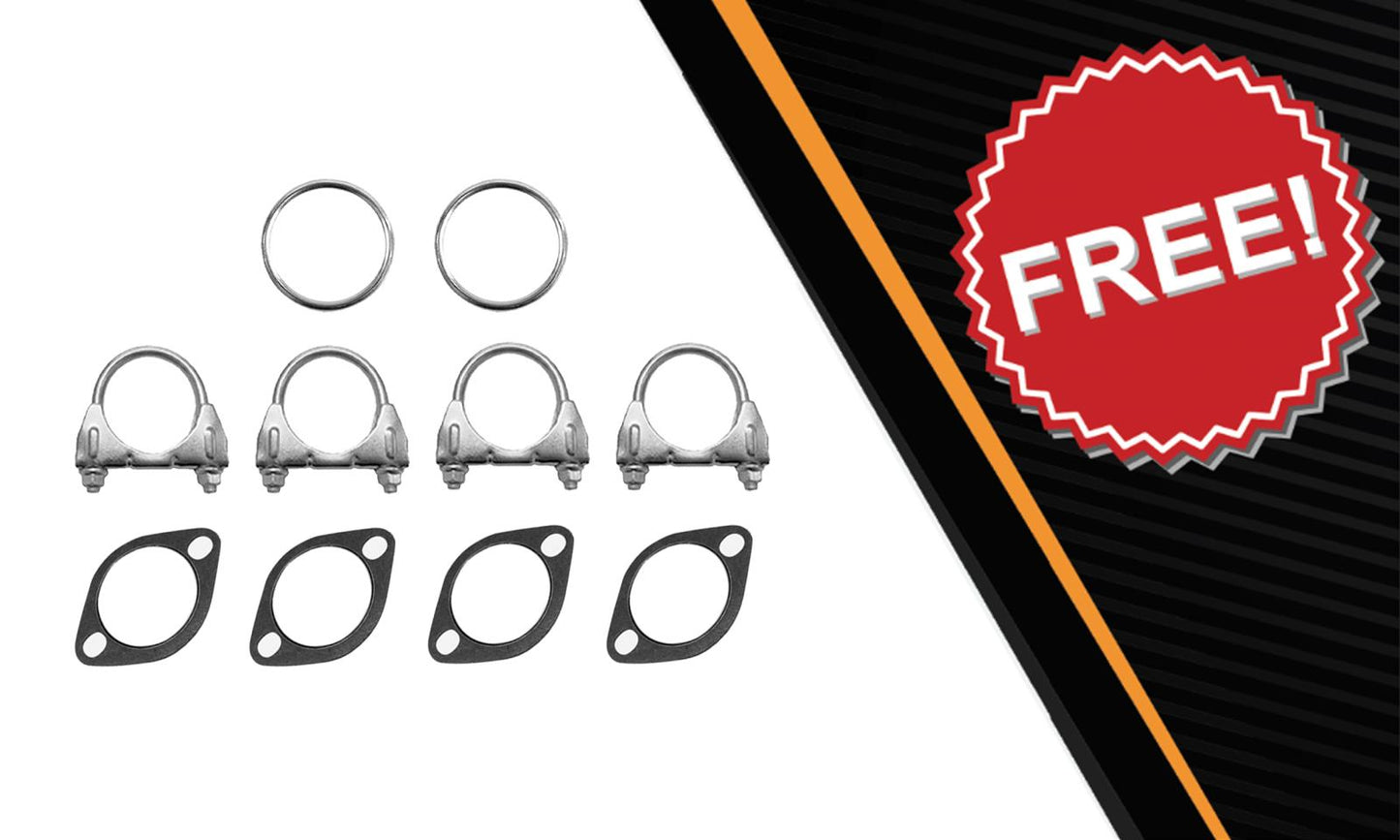 2015-2016 GMC Acadia 3.6L Front and Rear Catalytic Converter, Pipes and Muffler System Kit | EPA Approved