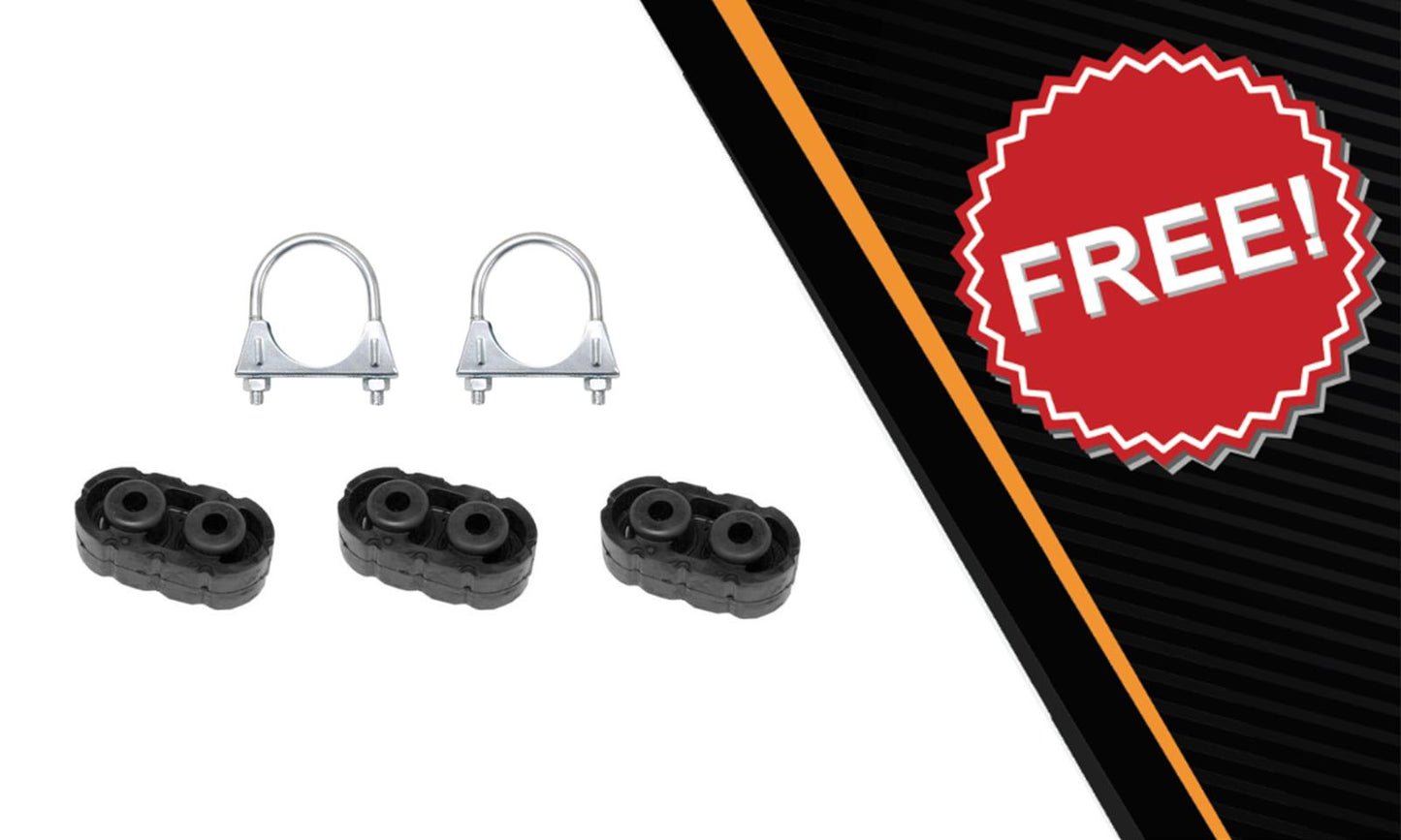 1996–2004 GMC Sonoma 4.3L 4WD Exhaust Muffler and Tail Pipe with Hangers System Kit
