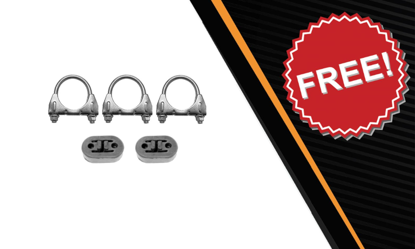 2006-2008 Dodge RAM 1500 3.7L 4.7L 120.5in WB Exhaust Pipe & Muffler w/ Tail Pipe Kit