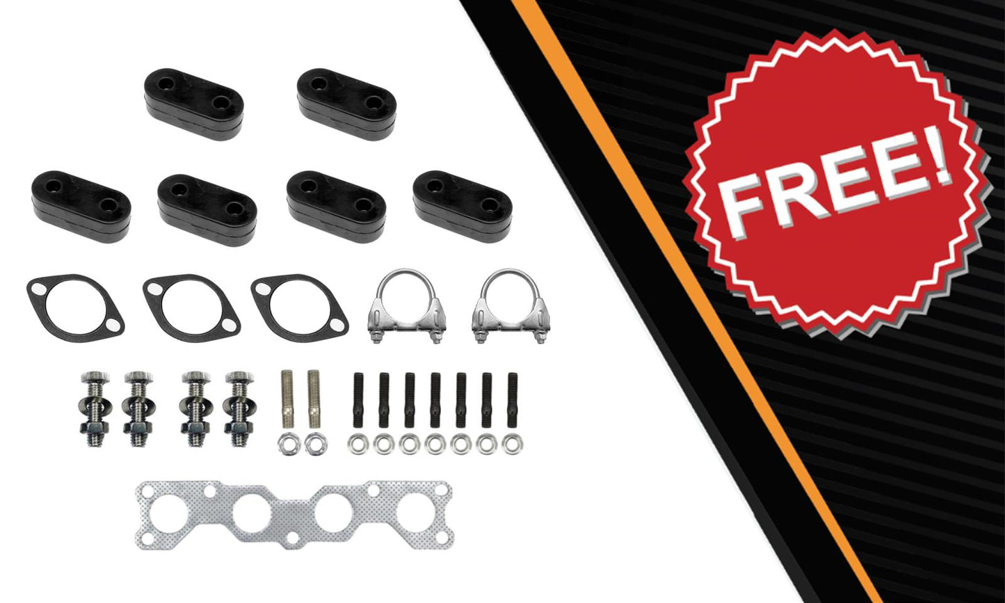 2013-2018 Hyundai Santa Fe Sport 2.4L Complete Exhaust System w/ Tip & Hangers - EPA Approved