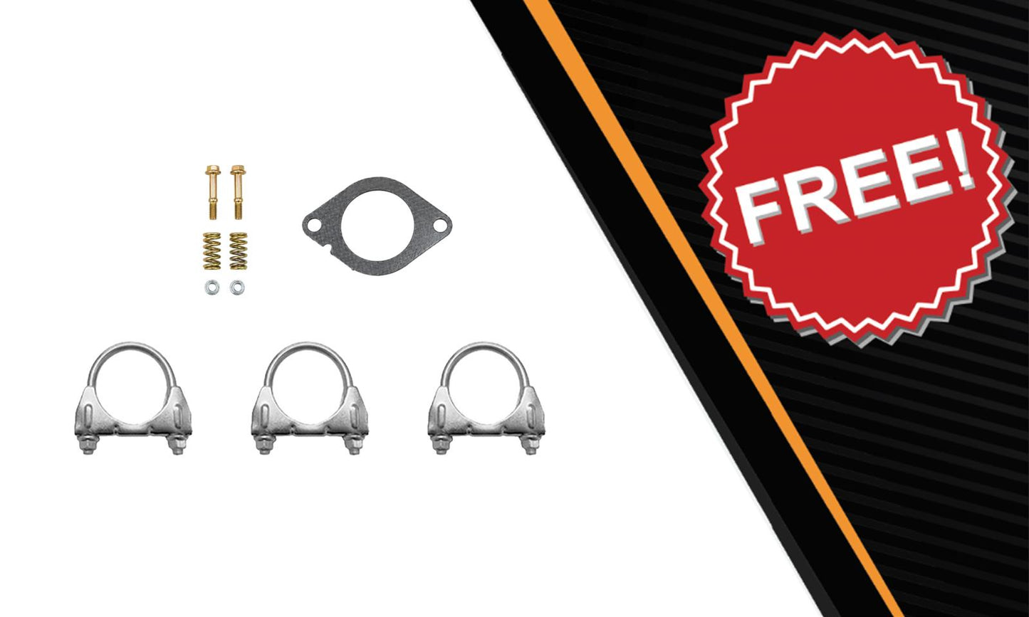 Stainless Steel Complete Exhaust System for 2007-2010 Jeep Commander & 2008-2010 Grand Cherokee 3.7L - EPA Approved