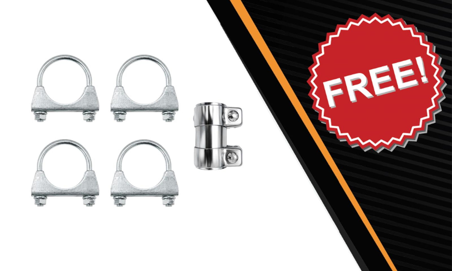 2005-2008 Ford F-150 4.2L 126in WB Pair of Catalytic w/ Extension Pipe & Intermediate Pipe Kit - EPA