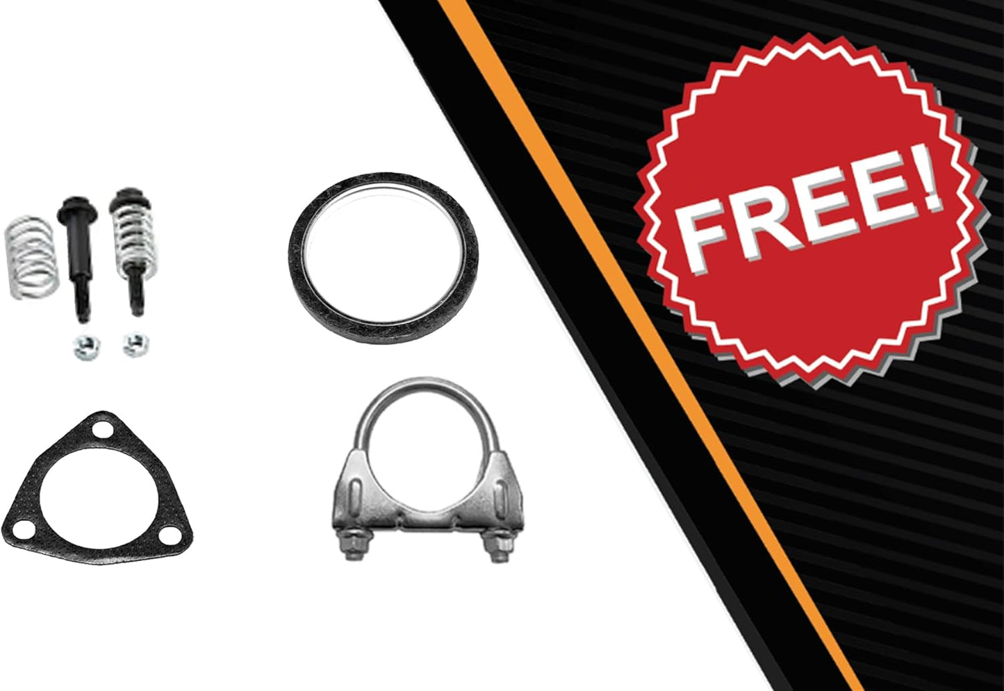 2001-2005 Honda Civic 1.7L Resonator and Muffler Exhaust