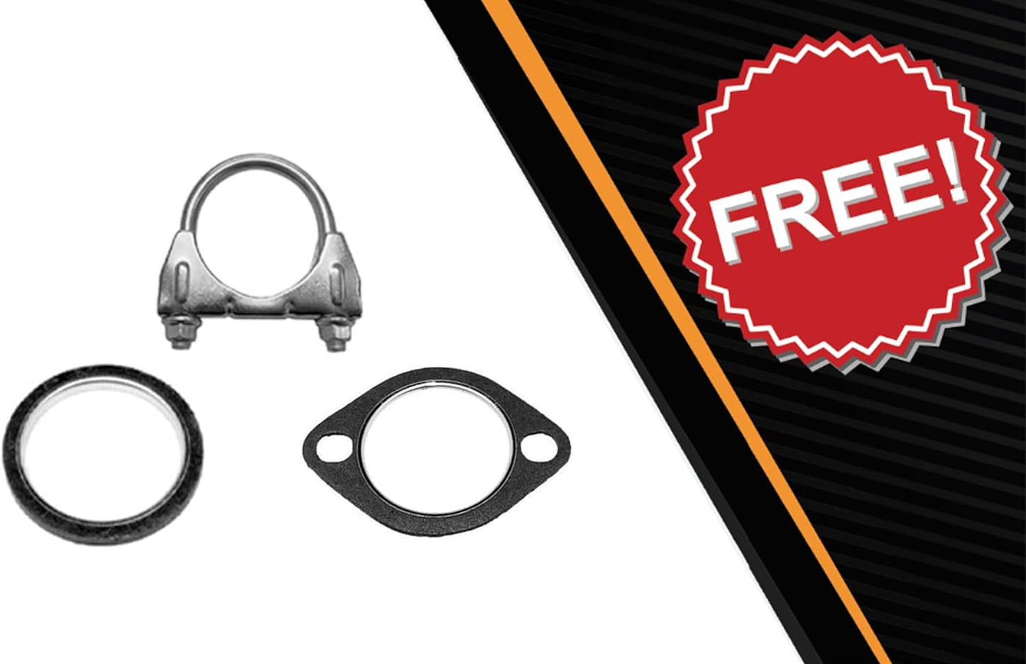 Resonator Pipe and Muffler Exhaust for 1995-1997 1.8L | 1996-1997 1.6L Toyota Corolla and Geo Prizm