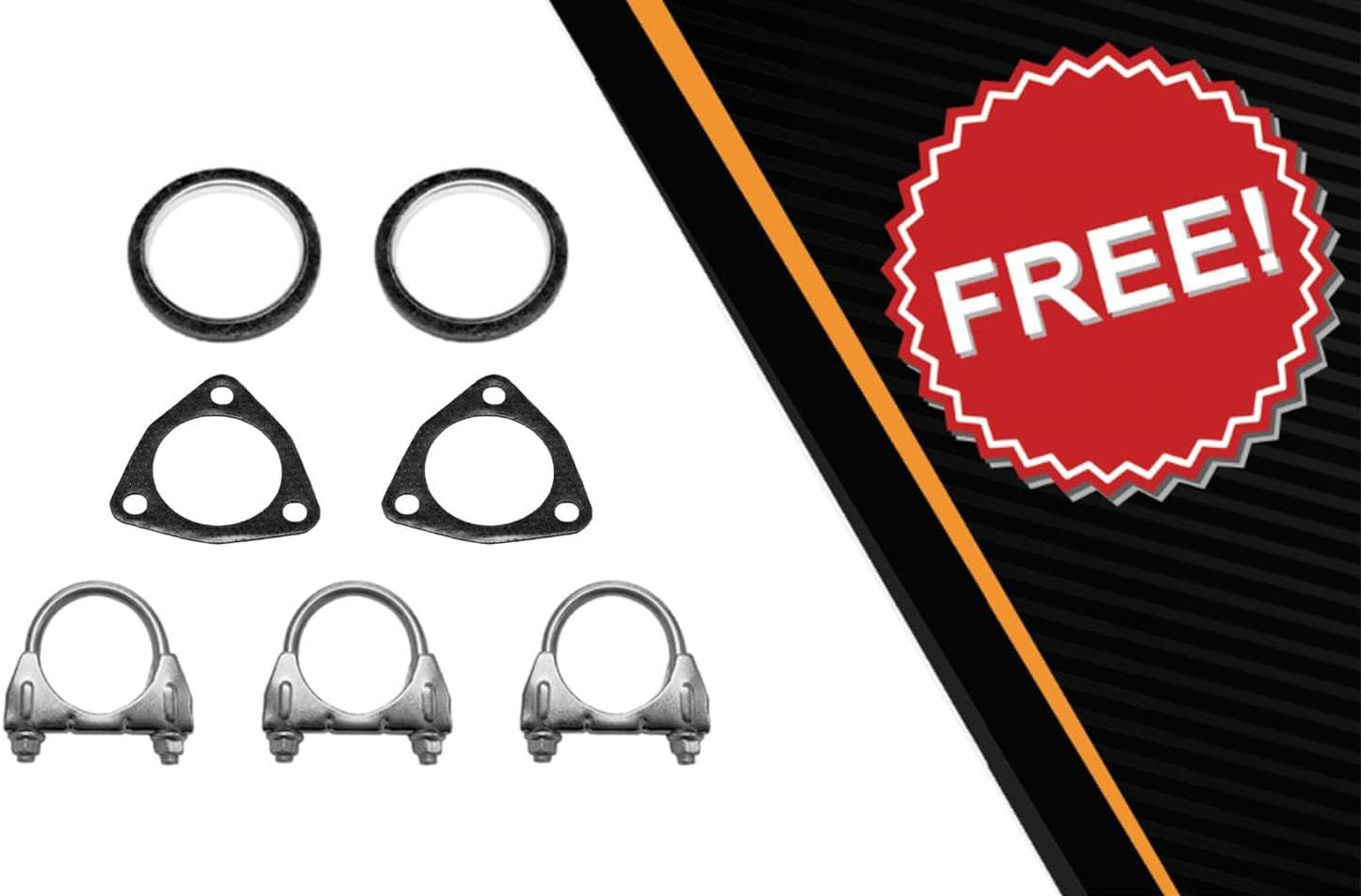 2013-2017 Honda Accord 3.5L Exhaust System Kit with Catalytic Converter - For Sedan only