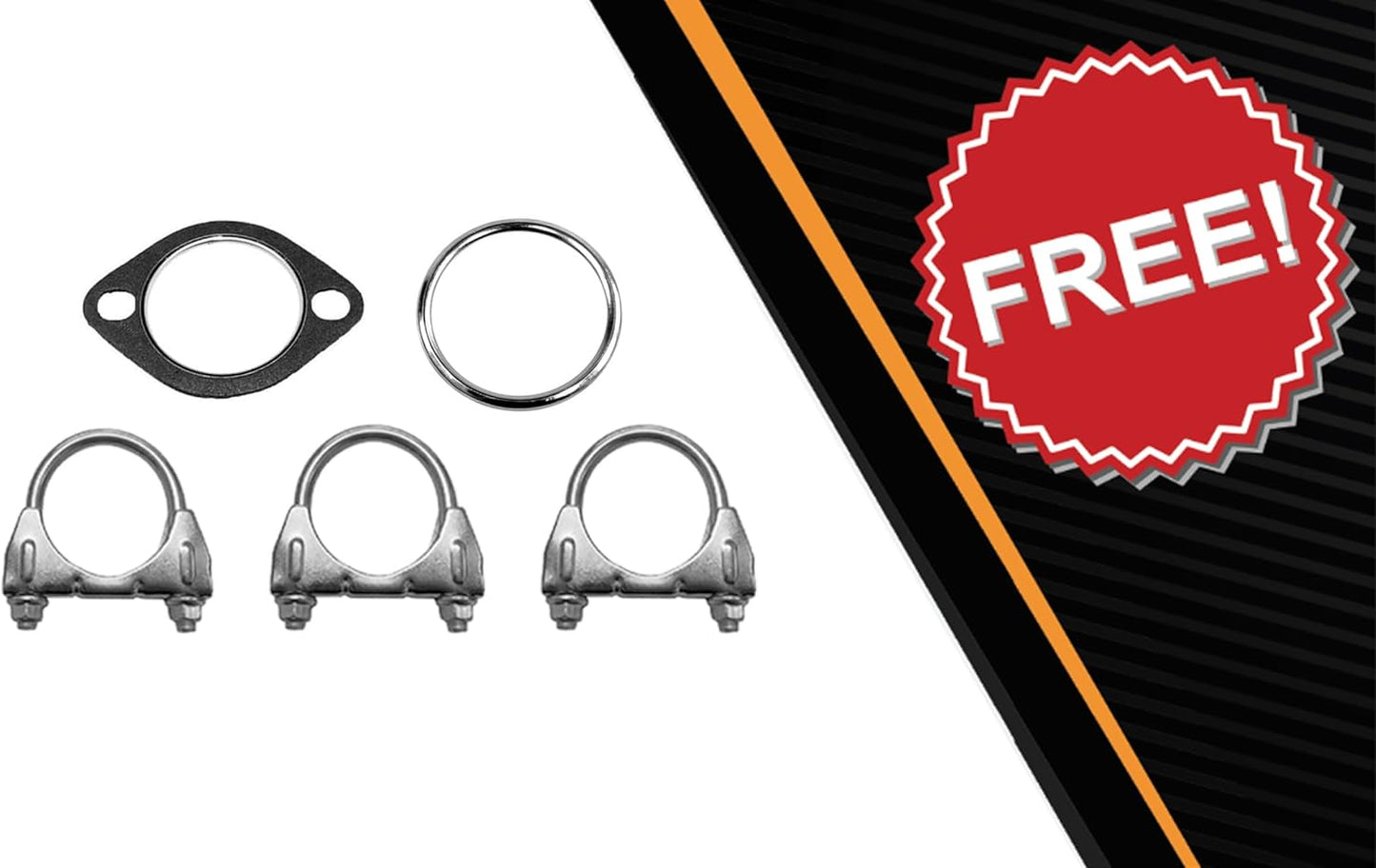 2015-2017 Chevrolet Equinox 2.4L Front & Rear Catalytic Converter, Mufflers and Pipe