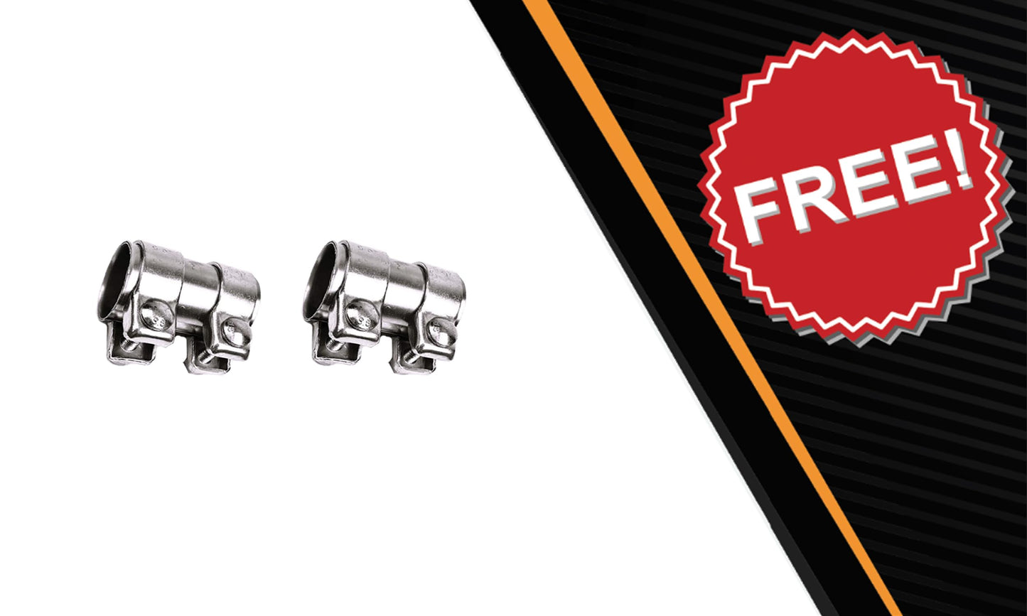 2000-2006 Volkswagen Golf 1.8L | 1999-2005 Volkswagen Golf 2.8L Exhaust Resonator Pipe and Muffler