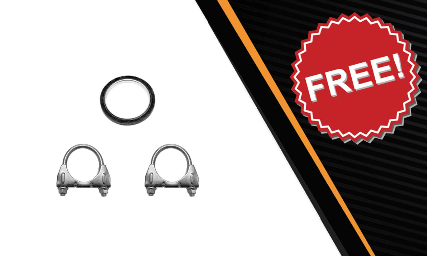 2005-2012 Toyota Tacoma 2.7L Exhaust Intermediate Pipe & Muffler - For 128" Wheelbase